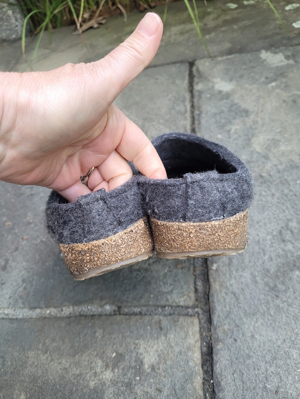 Haflinger Lacey Wool Clogs - Picture 5 of 11